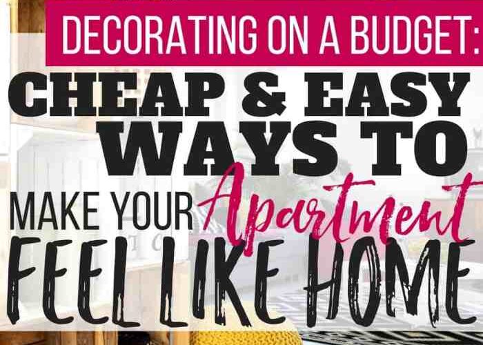 How to decorate my apartment on a budget