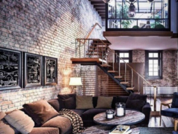 How to decorate an apartment with brick walls