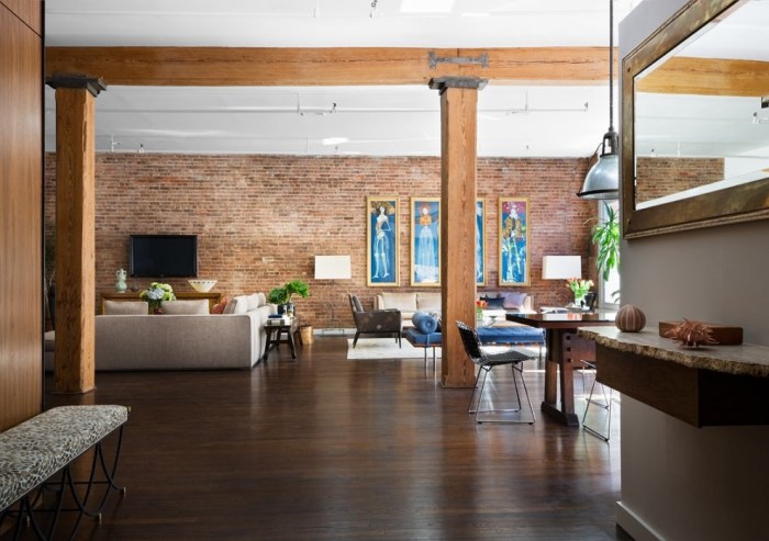 Brick walls apartments amazing loft apartment source exposed lofts denver mill interior wall industrial ductwork flour old style building colorado