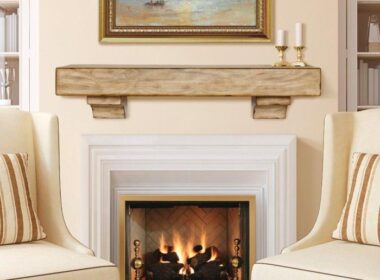 How to decorate a bedroom fireplace mantel