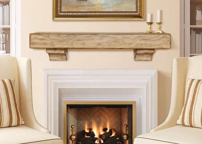 How to decorate a bedroom fireplace mantel