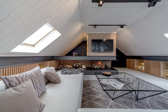 How to decorate attic apartment