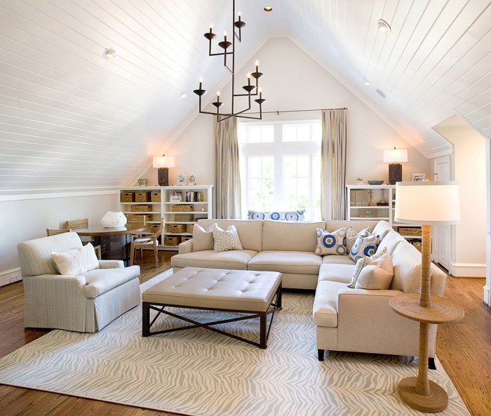 How to decorate attic apartment