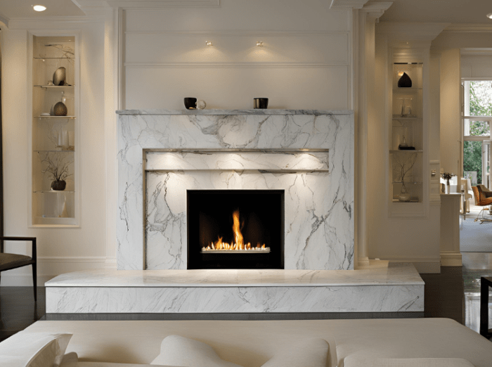 How to decorate a bedroom fireplace mantel