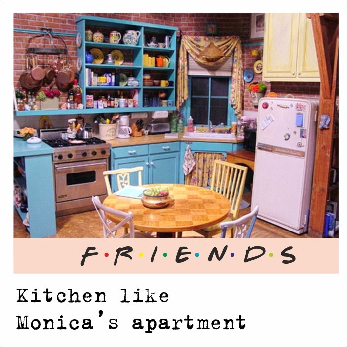 Monica friends apartment monicas choose board rachel