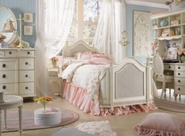 How to decorate a bedroom shabby chic style