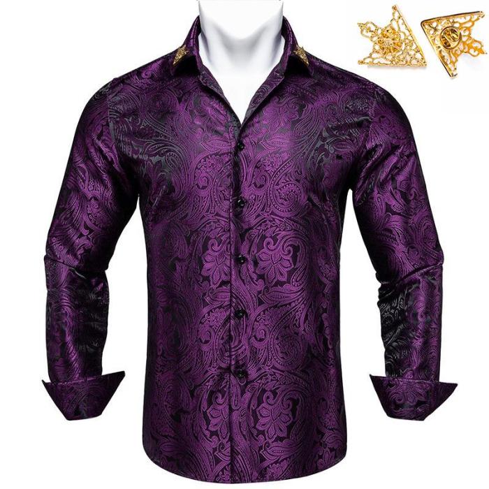 Mens light purple dress shirt