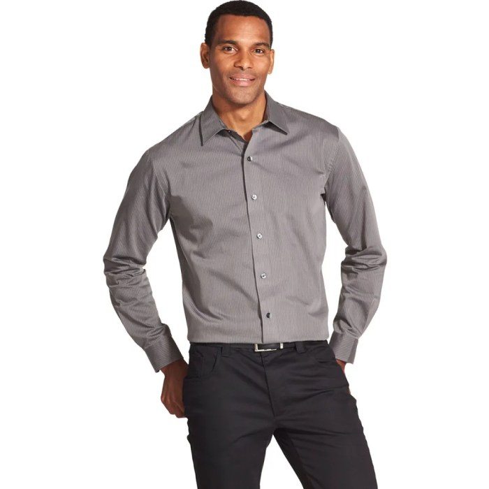 Van heusen mens long sleeve dress shirt