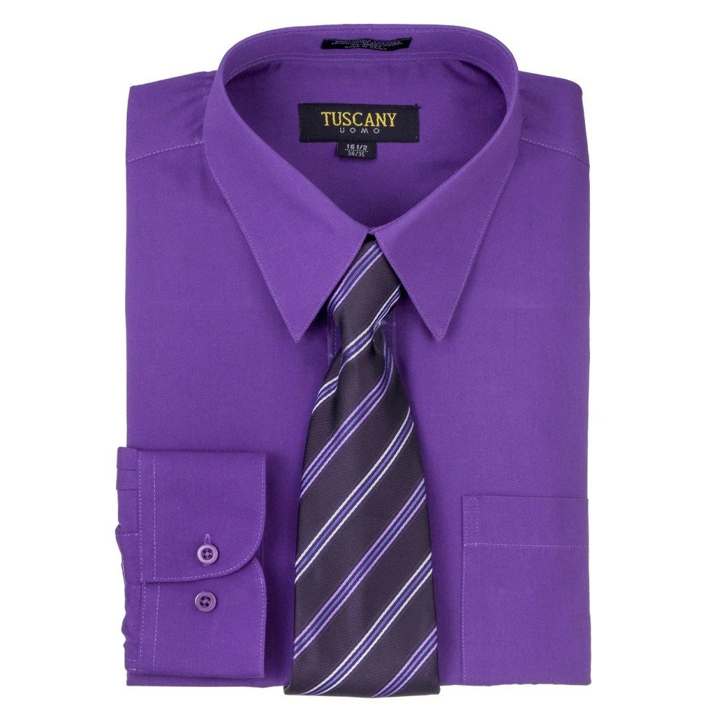 Mens light purple dress shirt