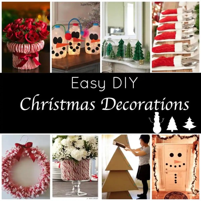 How to make a decoration for christmas