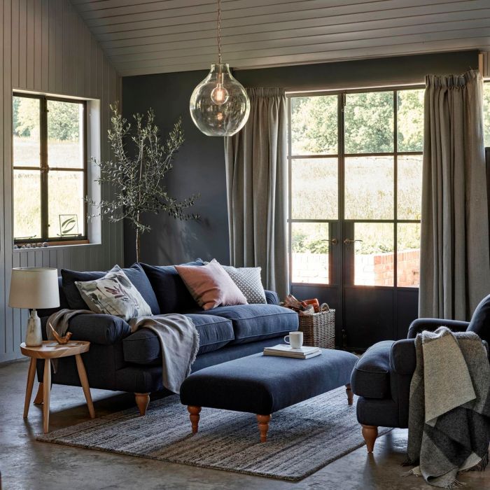 How to decorate a dark gray room