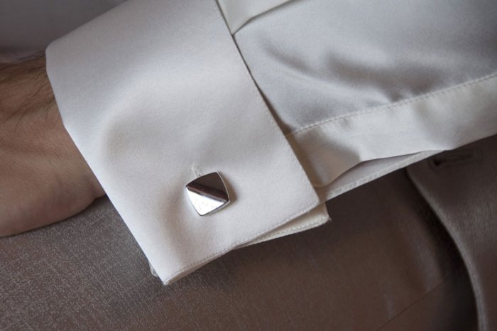 French cuff dress shirts men