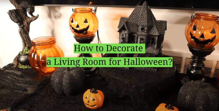 How to decorate a room for halloween