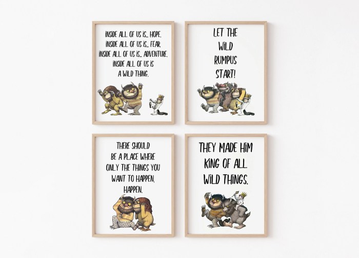 Where the wild things are room decor