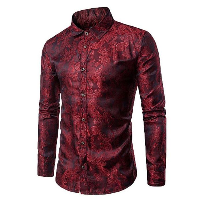 Mens polo long sleeve dress shirts