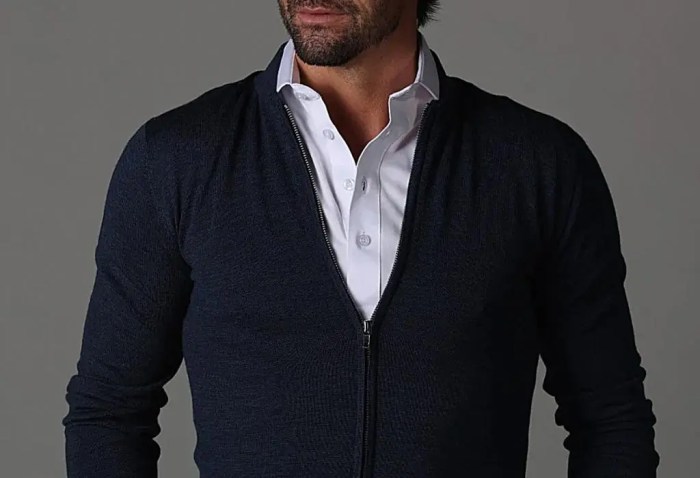 Dress shirt and sweater men